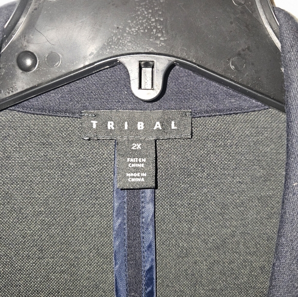 Tribal Black and Khaki Leopard Blazer - Picture 2 of 9